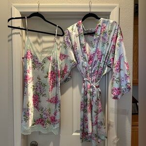 Morgan Taylor Floral Satin Intimates